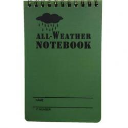 CARNET DE NOTES WATERPROOF Vert OD