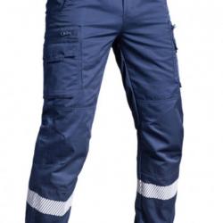 PANTALON HV TAPE SECU ONE V2 BLEU MARINE