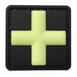 PATCH PVC CROIX MEDIC 3D FLUO