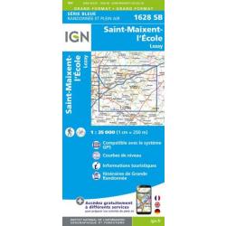 CARTE IGN 1628SB - SAINT-MAIXENT-L'ECOLE LEZAY