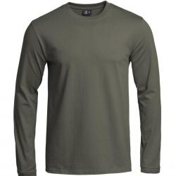 T SHIRT STRONG MANCHES LONGUES VERT OD
