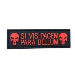 PATCH PVC SI VIS PACEM PARA BELLUM PUNISHER