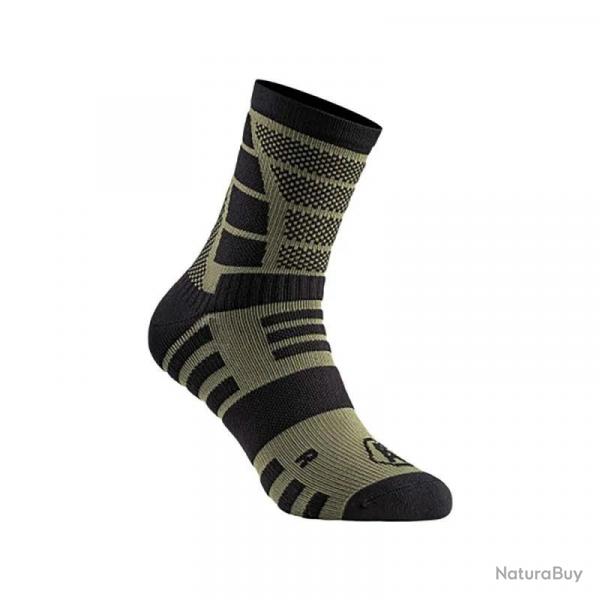 CHAUSSETTES IMPACT 7" SUMMER Vert Olive 39/42