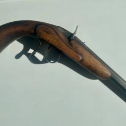 Pistolet de salon de type Flobert,signature de Courard