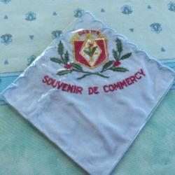 MOUCHOIR SOUVENIR COMMERCY / 8 RA ARTILLERIE? ANCIEN