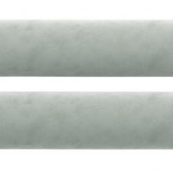 Coussins décoratifs lot de 2 gris clair Ø15x50 cm velours doux confort design intérieur