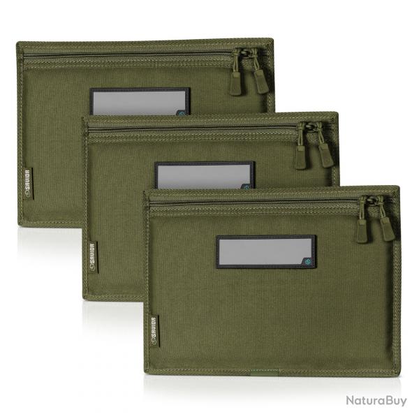 Savior- Lot de 3 Sacs de rangement Green - HC-RA3GUN-SPARE-3PC-OD