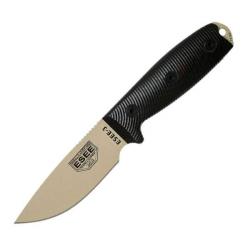 Couteau fixe de survie ESEE-3 désert et noir E3PMDT004