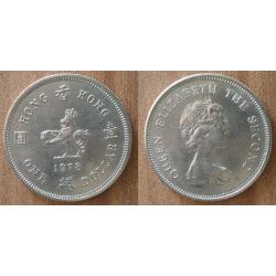 Hong Kong 1 Dollar 1978 Piece Dollars Elizabeth