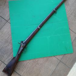 FUSIL D INFANTERIE MANUFACTURE ROYALE DE MUTZIG  MOD  MLE 1842 T  . MECANIQUEMENT FONCTIONNEL .