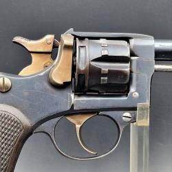 REVOLVER 1892 CIVIL par GJ GILON Jacques Liège pour la MAS Calibre 8MM 92 ou 1887 - France XIXè Fran