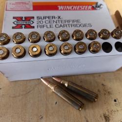 Une boîte de munition calibre 284 Winchester 150 gr
