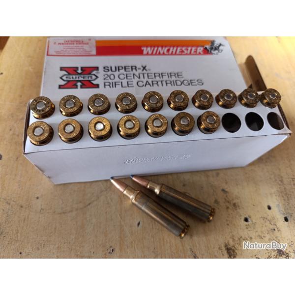 Une bote de munition calibre 284 Winchester 150 gr
