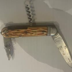 Petit couteau multifonction pradel a Coutellerie imitation ivoire
