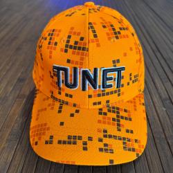 CASQUETTE TUNET GAMO PIXELS ORANGE 100% COTON
