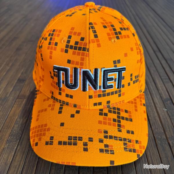 CASQUETTE TUNET GAMO PIXELS ORANGE 100% COTON
