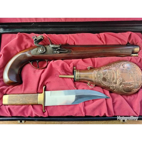 Coffret commmoratif pistolet Kentucky Texas.