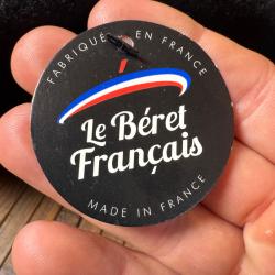 LE BÉRET FRANÇAIS NOIR CLASSIQUE HOMME FABRICATION FRANÇAISE