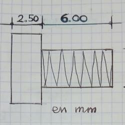 4 vis torx LEUPOLD filetage UNF 6-48 × .235"