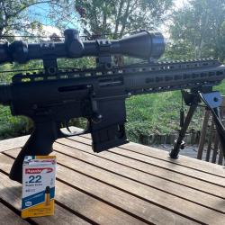 Carabine PALLAS BA-15 Tactical Black "Pack Sniper 3-9x40" cal.22lr