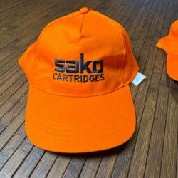 CASQUETTE SAKO CARTRIDGES ORANGE NEUVE /2/