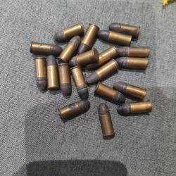 20 munitions 380 poudre noire