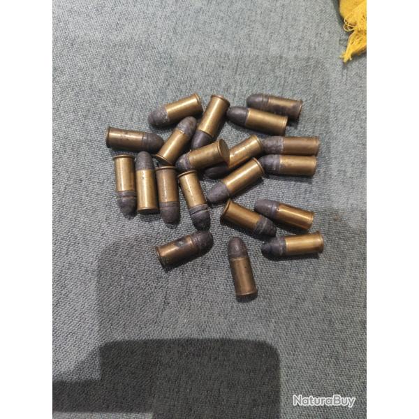 20 munitions 380 poudre noire