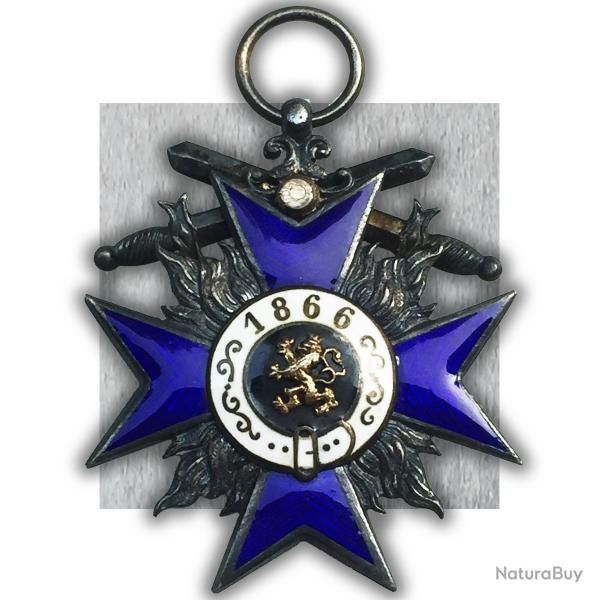 RARISSIME ORDRE MILITAIRE DU MRITE BAVAROIS 4EME CLASSE ARGENT SILVER 1905 ORIGINAL