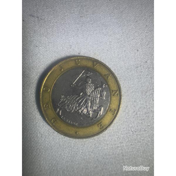 Pice 10 Francs Monaco 1992 - Rainier III - Bimtallique