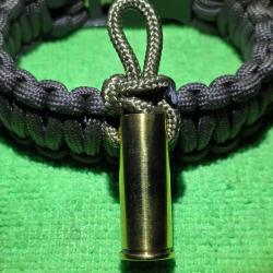 Porte-clé 44 magnum/rem/mag paracorde court GREEN