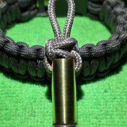 Porte-clé 44 magnum/rem/mag paracorde TAN