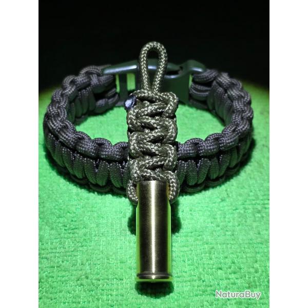 Porte-cl 44 magnum/rem/mag paracorde long GREEN