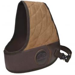 Gilet de protection en cuir Righty Hunter (brun foncé) (2)