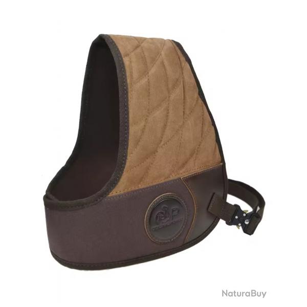 Gilet de protection en cuir Righty Hunter (brun fonc) (2)