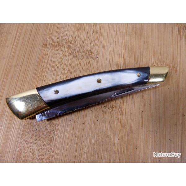 Couteau pliant ancien LE THIERS corne Maurice DUBOST TB tat FRANCE