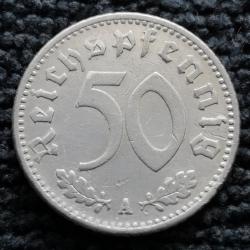 Monnaie Allemagne - 1935 A - 50 reichspfennig (Grade : TTB) - ref N1460