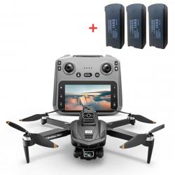 Drone GPS 8K HD avec Caméra + 3 batteries, 5G WIFI FPV, Moteur Sans Balais, Évitement Obstacles 360°