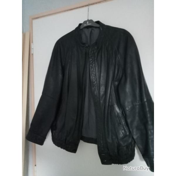 Blouson Creeks Air Force en cuir Taille XL