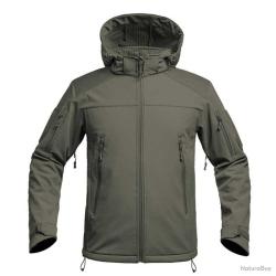 Veste Softshell kaki Fighter V2 Imperméable et résistante