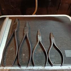 Lot ancienne pince bec plat pro