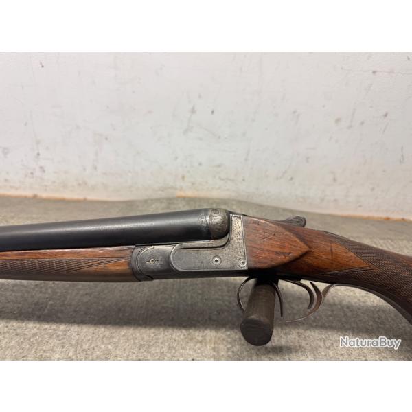 FUSIL JUXTAPOSE ARTISANAL BELGE CALIBRE 12/70 - 1 sans prix de rserve