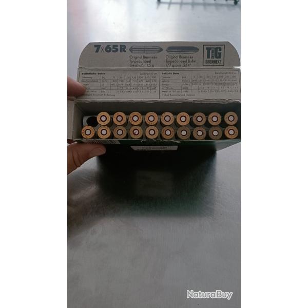 Vends 19 cartouches RWS TIG 7 65 r