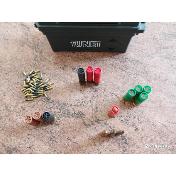Petit lot munitions + boîte
