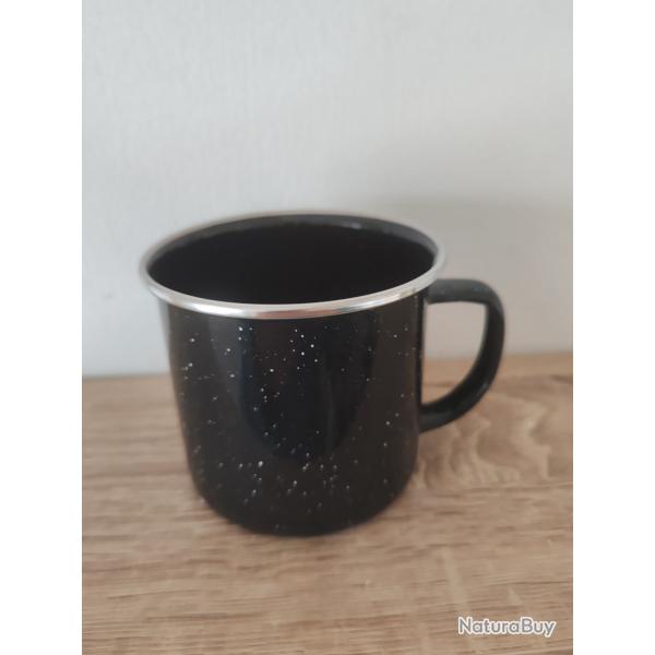 TASSE METAL NOIRE ,350 ML,TYPE WESTERN