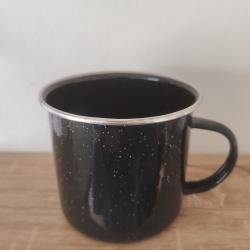 TASSE METAL NOiRE ,680 ML,TYPE WESTERN