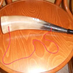 corne de chasse 35 cm