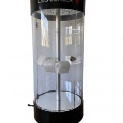 Vitrine LED LENSER lumineuse rotative avec serrure
