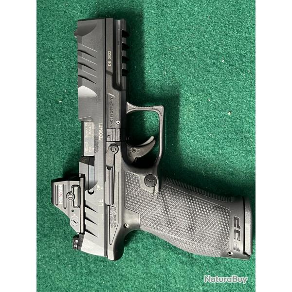 Walther PDP 4,5" FS en 9x19 viseur Holosun tat proche du neuf