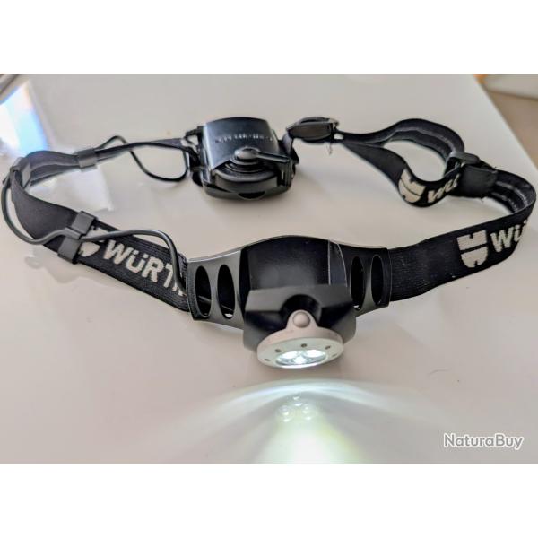 Lampe frontale led Wurtz intensit et orientation rglable