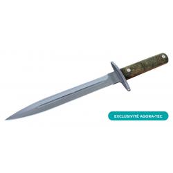 Dague de Chasse - Edition Limitée - Exclusivité Agora-Tec - Lame 240mm - Manche Noyer - Etui cuir